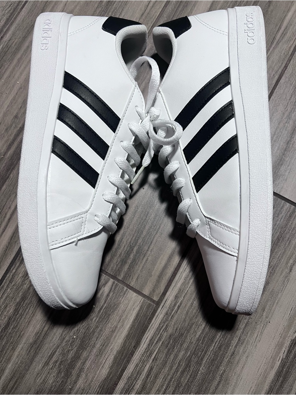 adidas White and Black Men's Sneakers
